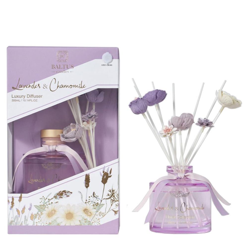 Baltus Lavender & Chamomile Faux Flowers Reed Diffuser - 300ml £21.59